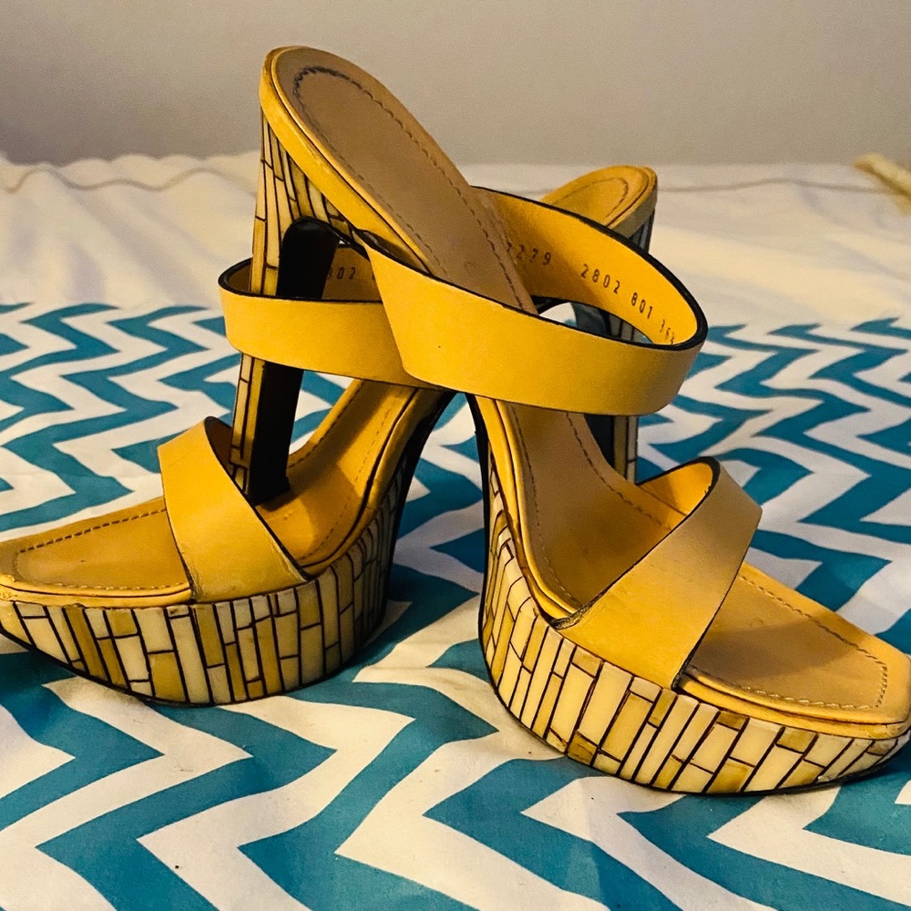 Casadei Bamboo Platform Heel 👠